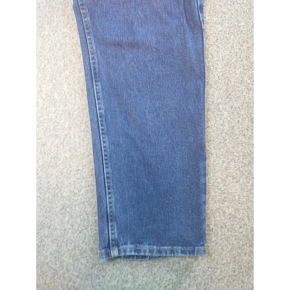 Wrangler Premium Quality Authentic Mens Straight Leg Blue Jean 34x32 Medium Wash